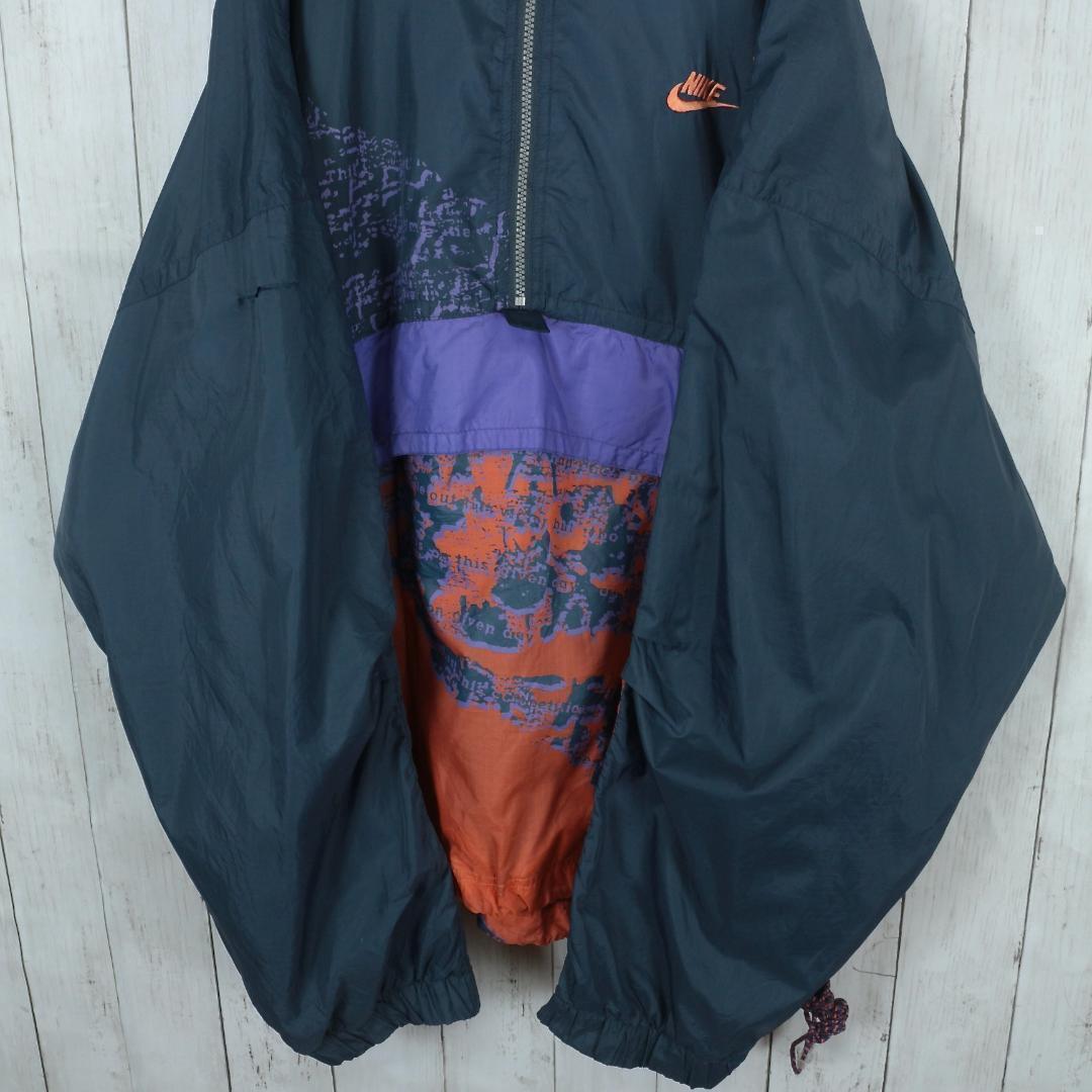NIKE ナイキ ナイロンジャケット アノラックパーカー 白タグ 90s 