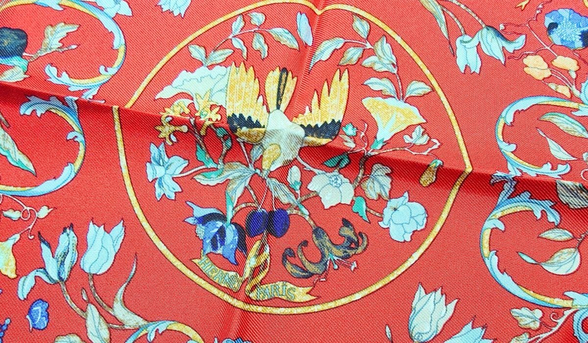 HERMES エルメス シルク スカーフ カレ45 PIERRES D' ORIENT ET D