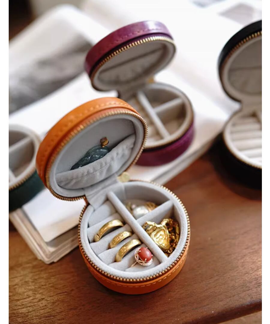 マル型◆携帯ジュエリーBOX【e-70089】