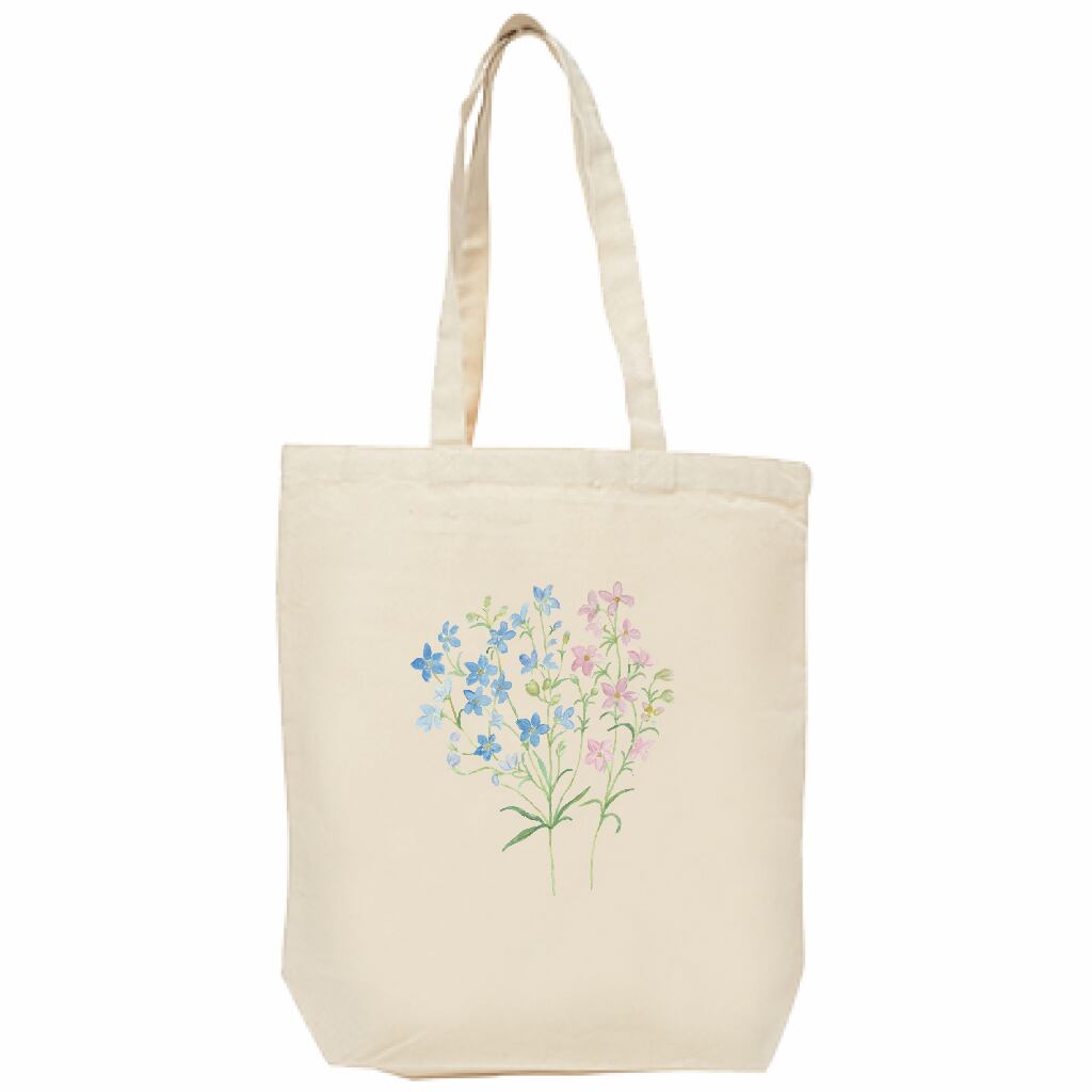 お花の子様　オーダー品　トートバッグ　A4サイズ　ユキエモン　ハンドメイド お花の子様 オーダー品 トートバッグ A4サイズ ユキエモン