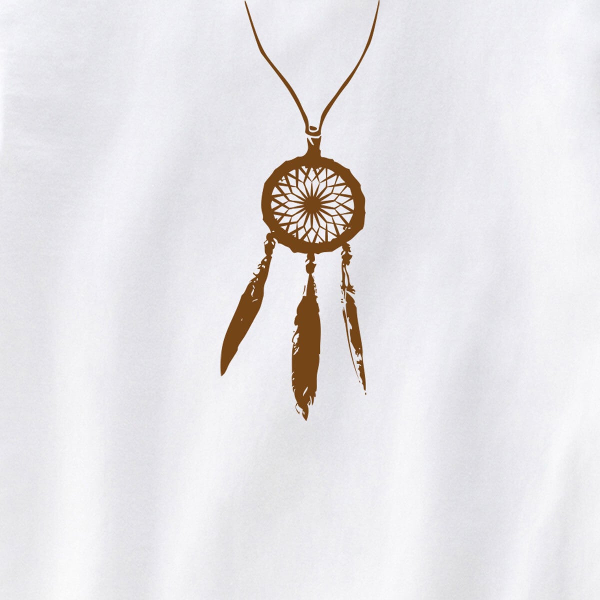 ドリームキャッチャーおもしろTシャツ os50 だまし絵 ペンダント風