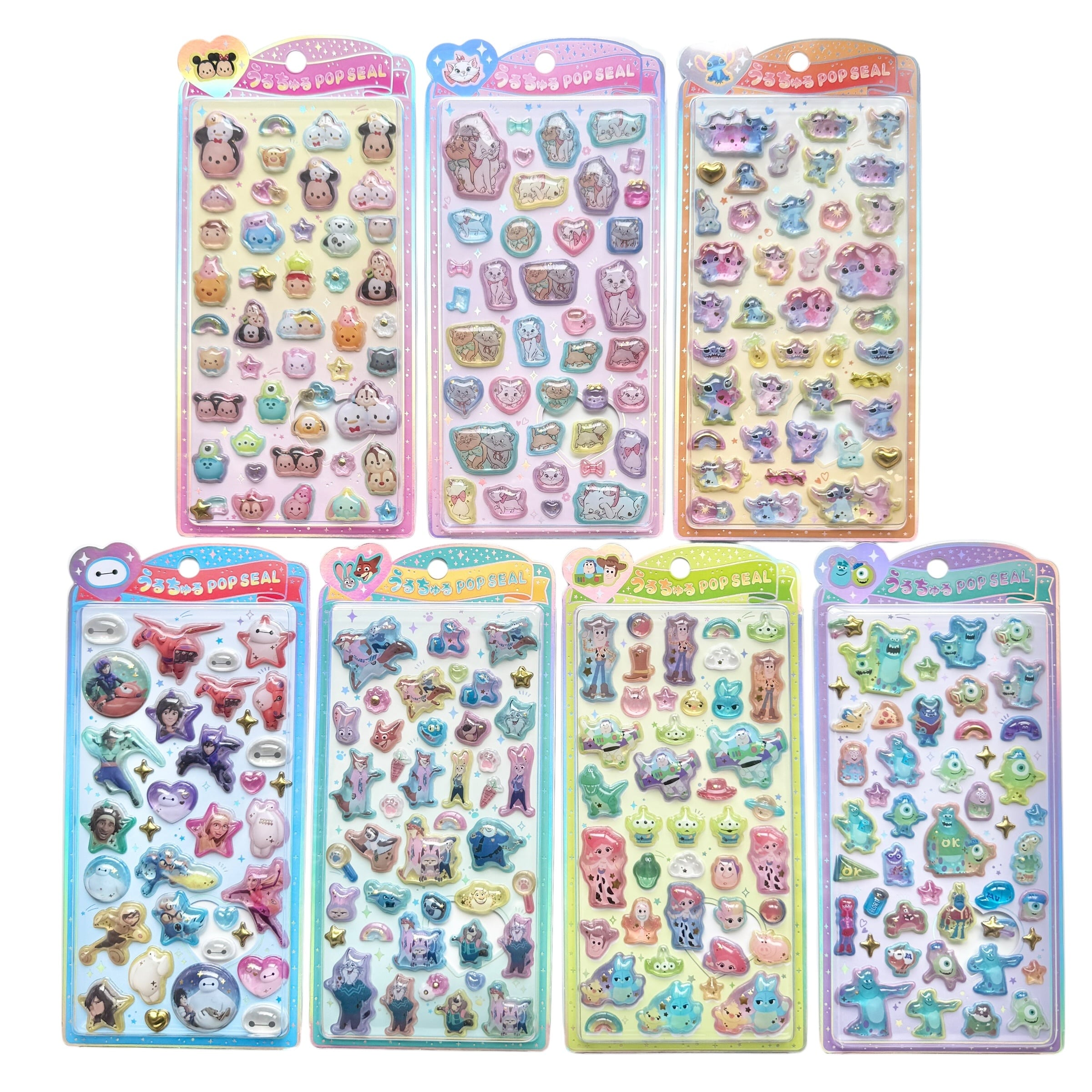 うるちゅるポップシール　サンリオ　ディズニー　セット ディズニー うるちゅるポップシール CRUX | Jewelie