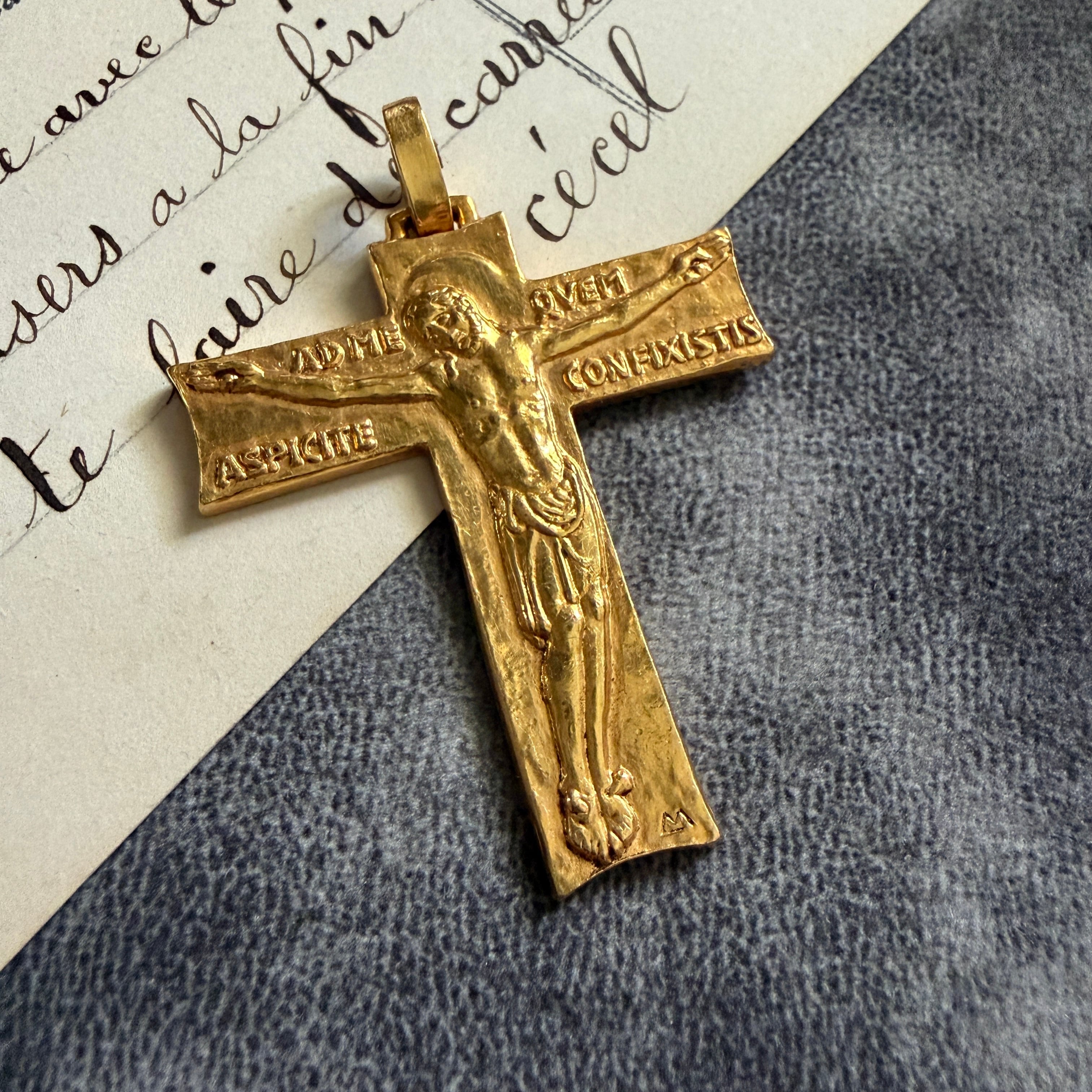クロス | Antique medaille Mary