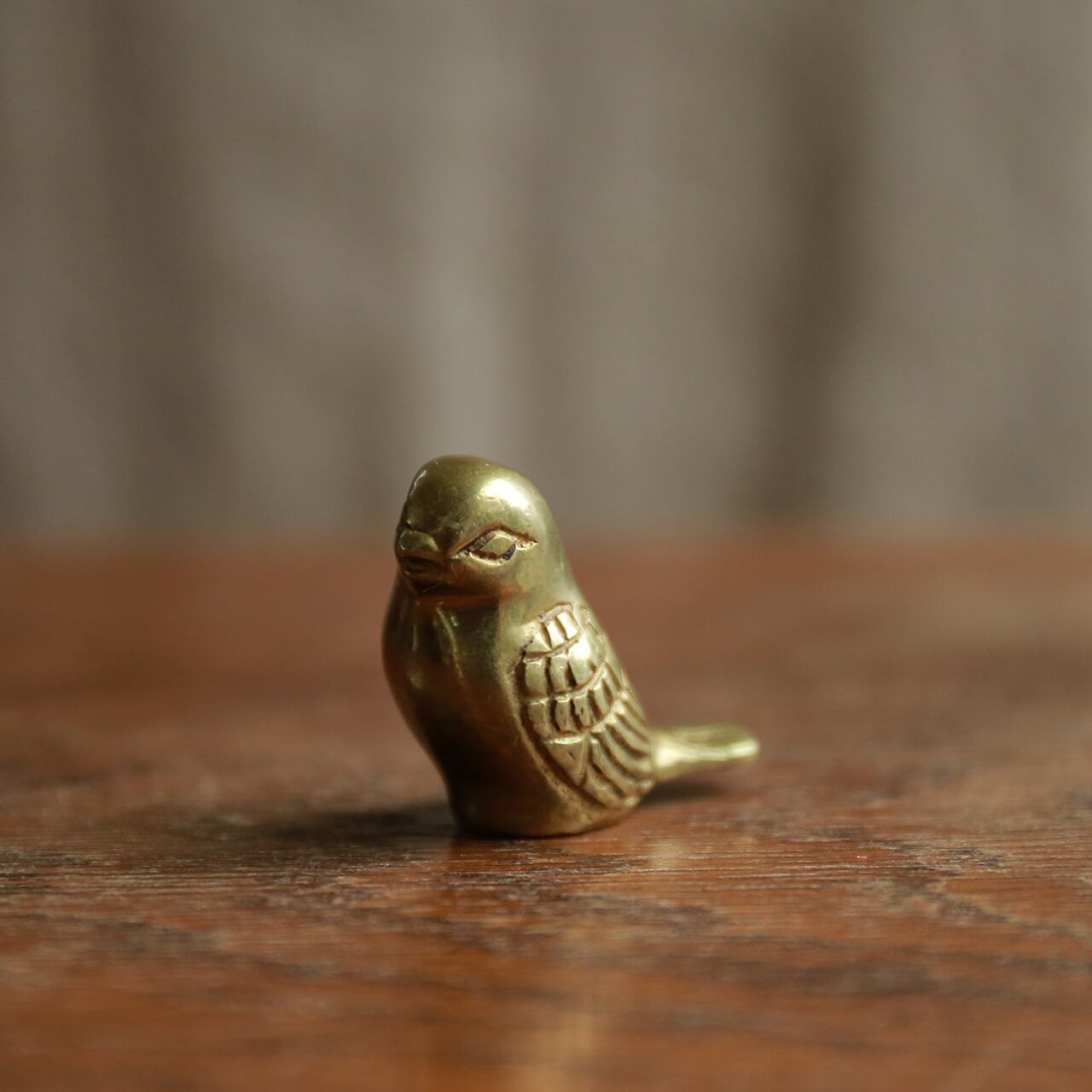 ゴールドに輝く、小さな小さな鳥 1 | 木と、輝と。| 一点もの