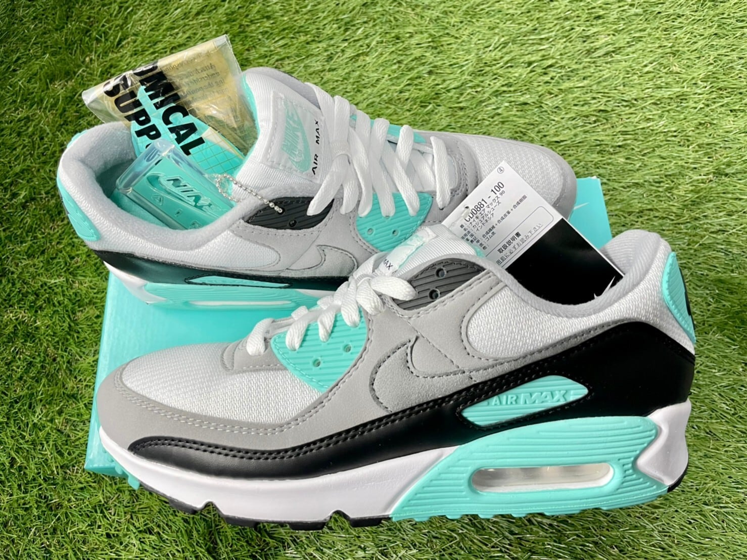 NIKE AIR MAX 90 HYPER TURQUOISE 27cm CD0881-100 40KJ0407 | BRAND ...