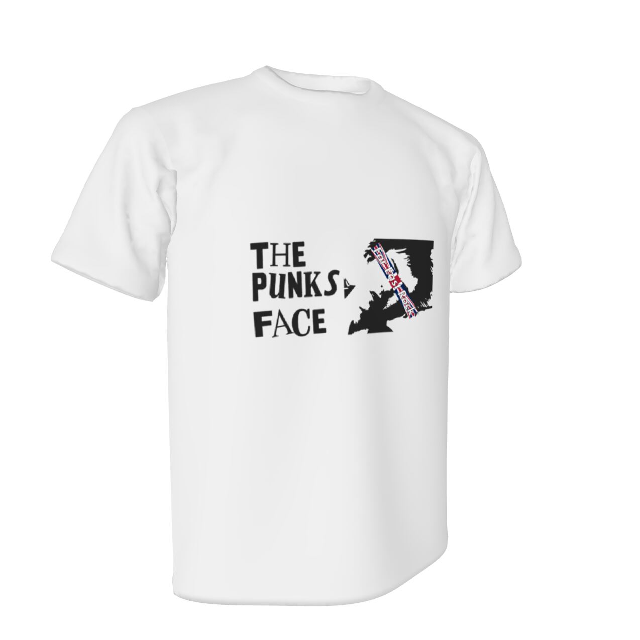 FACT POP PUNK CAT LONGSLEEVE Tee 白 Mサイズ FACT POP PUNK CAT 長袖