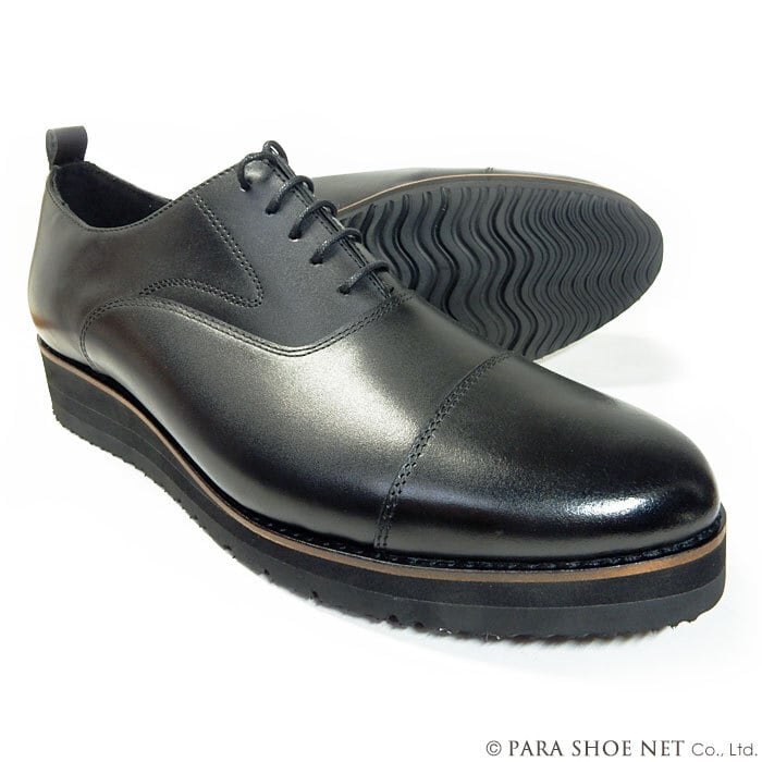 ANCIEN CREPINS 本革 内羽根ストレートチップ シークレットヒール