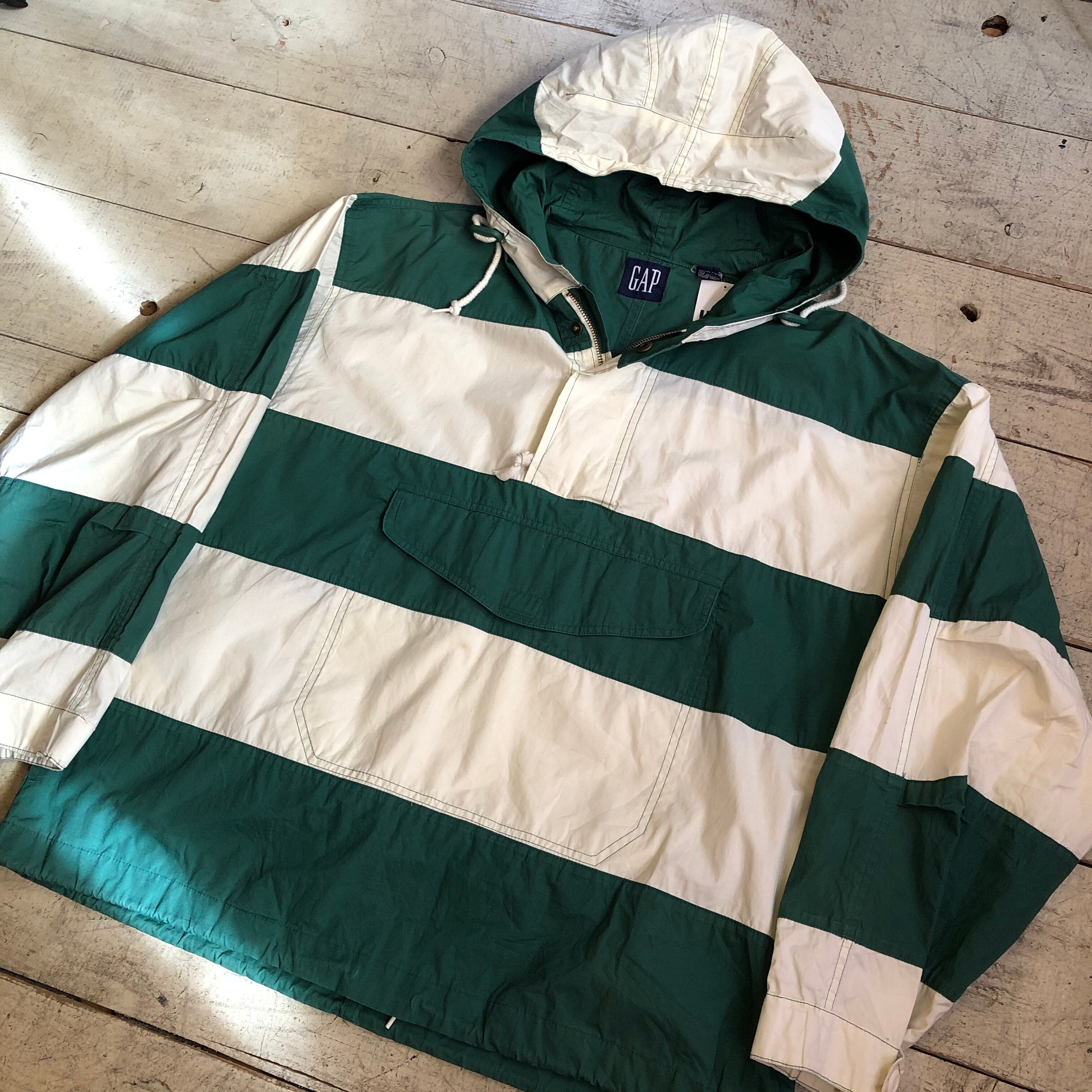 90s GAP border cotton anorak | What'z up