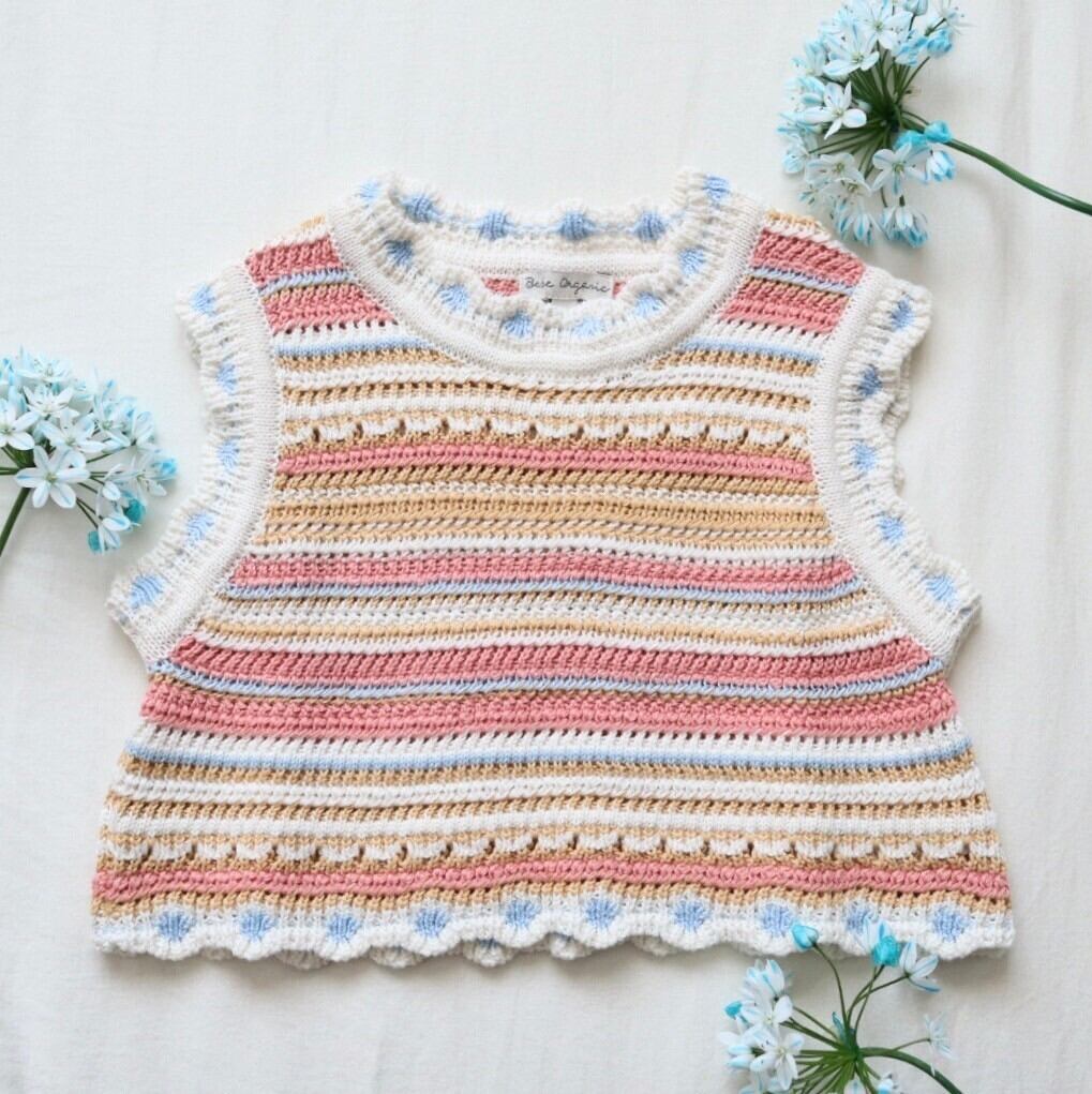 bebe organic たより Joan Vest 3y