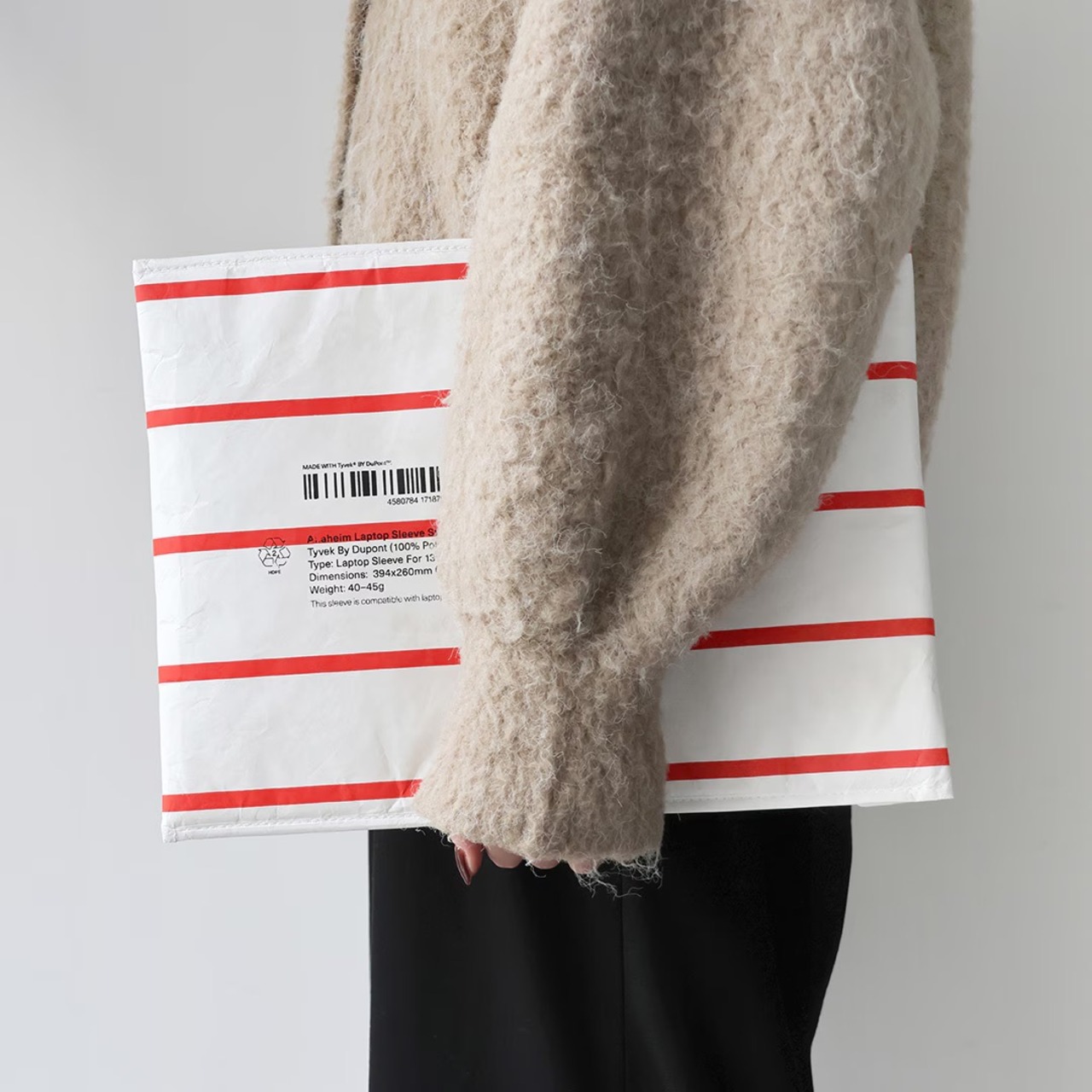 ANAheim Laptop Sleeve Stripes 13inch "Red"/PCケース/13インチ/タブレットケース/パソコンケース