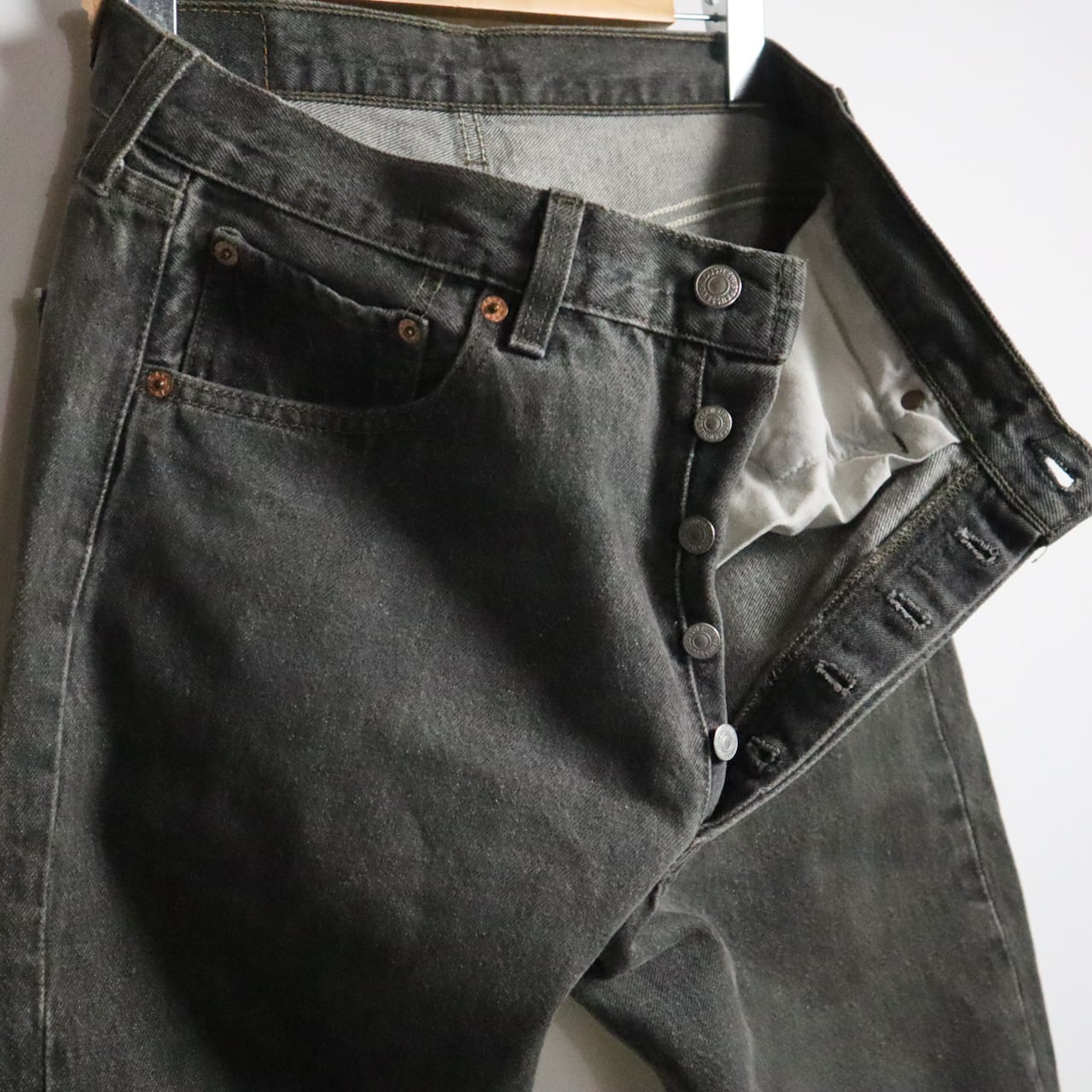 90s Levi's 501 BLACK 米国製 リーバイス 先染め ブラック ④ | CADAL8