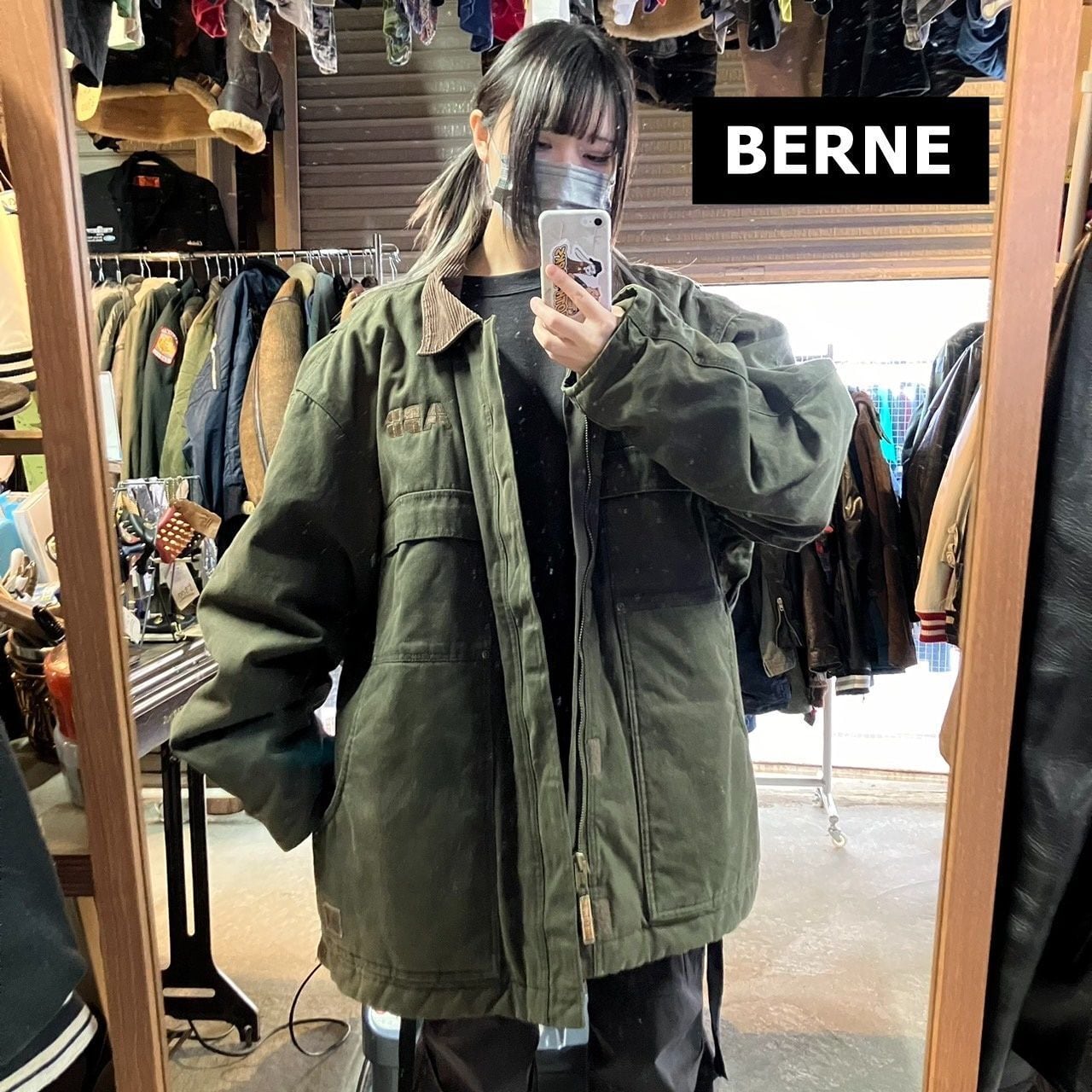 BERNE ワークジャケット 2XL カーキ ダック地 IDEAL BERNE ワークジャケット 2XL カーキ ダック地 IDEAL