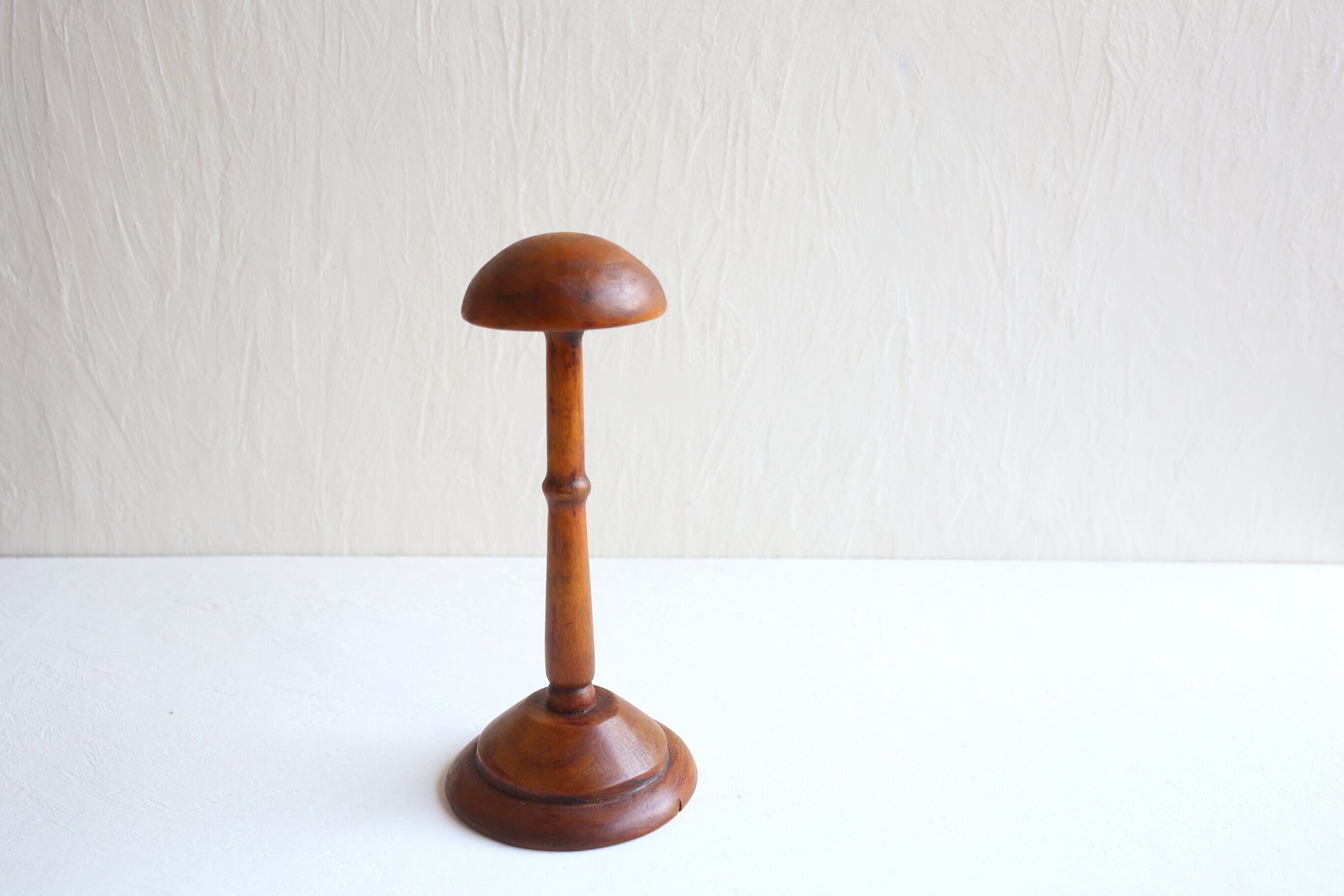 フランス アンティーク ヴィンテージ ハットスタンド ブラウン 約24.7㎝ N-04179