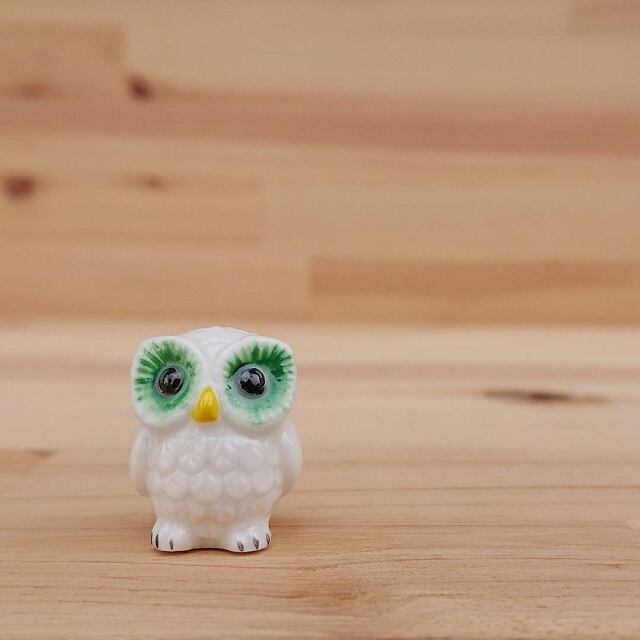 【縁起物】ディープローズのフクロウ 縁起物】ディープローズのフクロウ