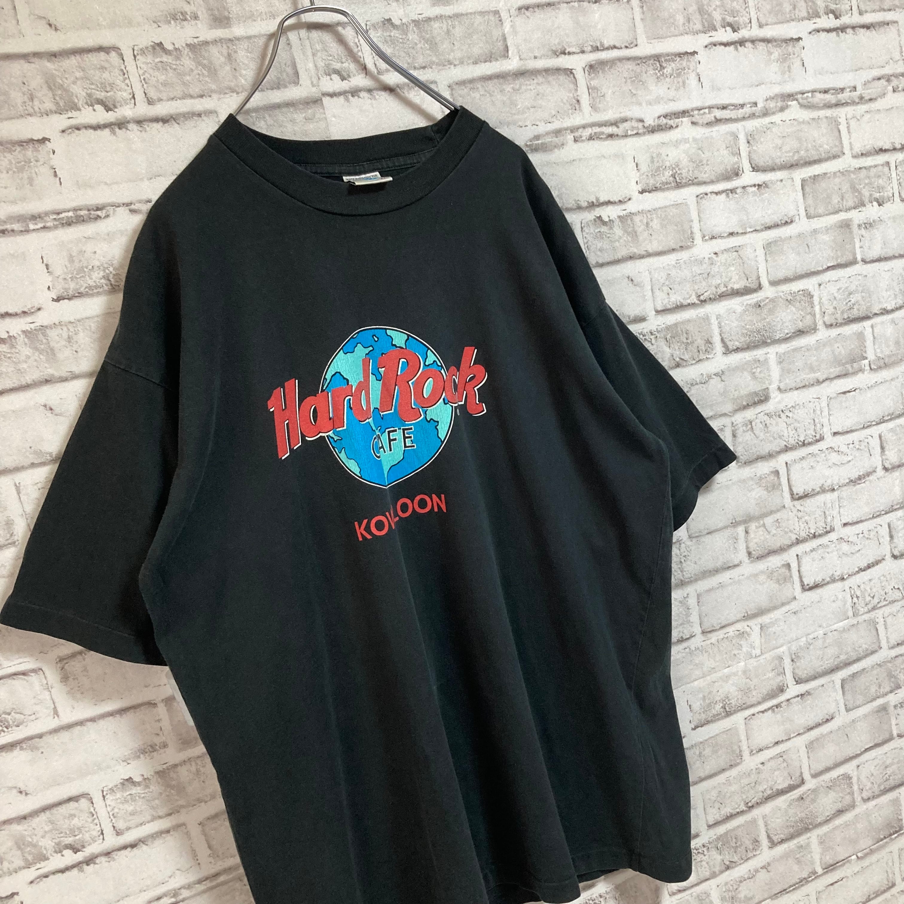 Hard Rock CAFE】S/S Tee XXL 90s vintage “ KOWLOON” ハードロック