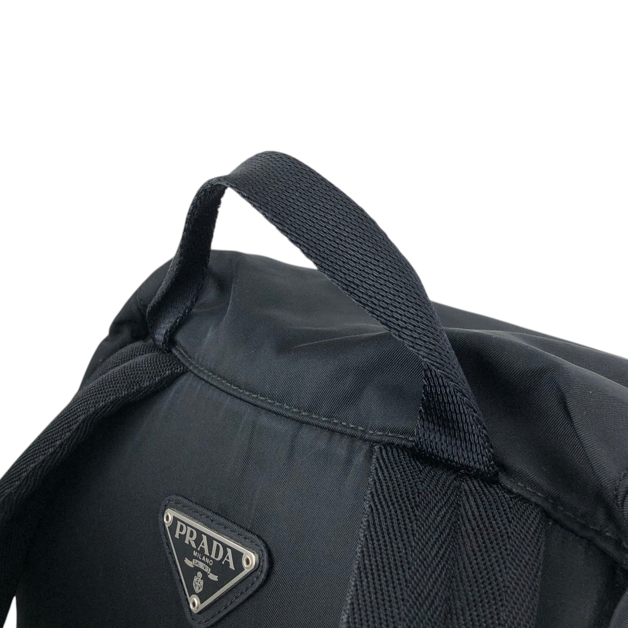 PRADA プラダ バックパック ブラック トライアングルロゴ ナイロン