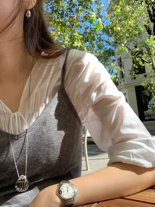 (OUNCE) pleated blouse