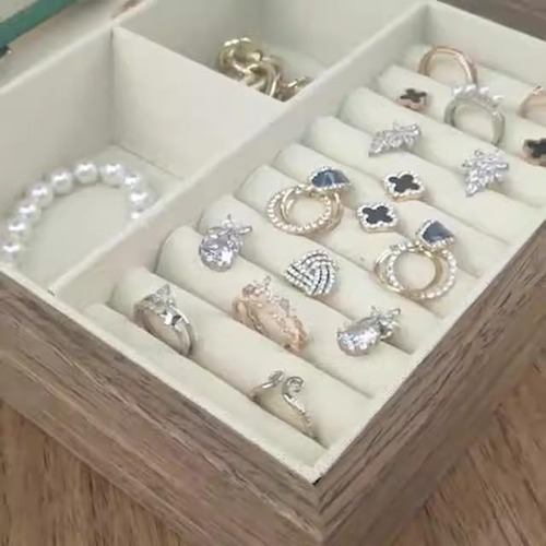 ジュエリー収納ケース 木箱 メガネ収納 ケース 腕時計収納ケース 1-2本 ウォッチケース コレクションケース 収納 宝石箱 指輪 ネックレス メガネ 収納