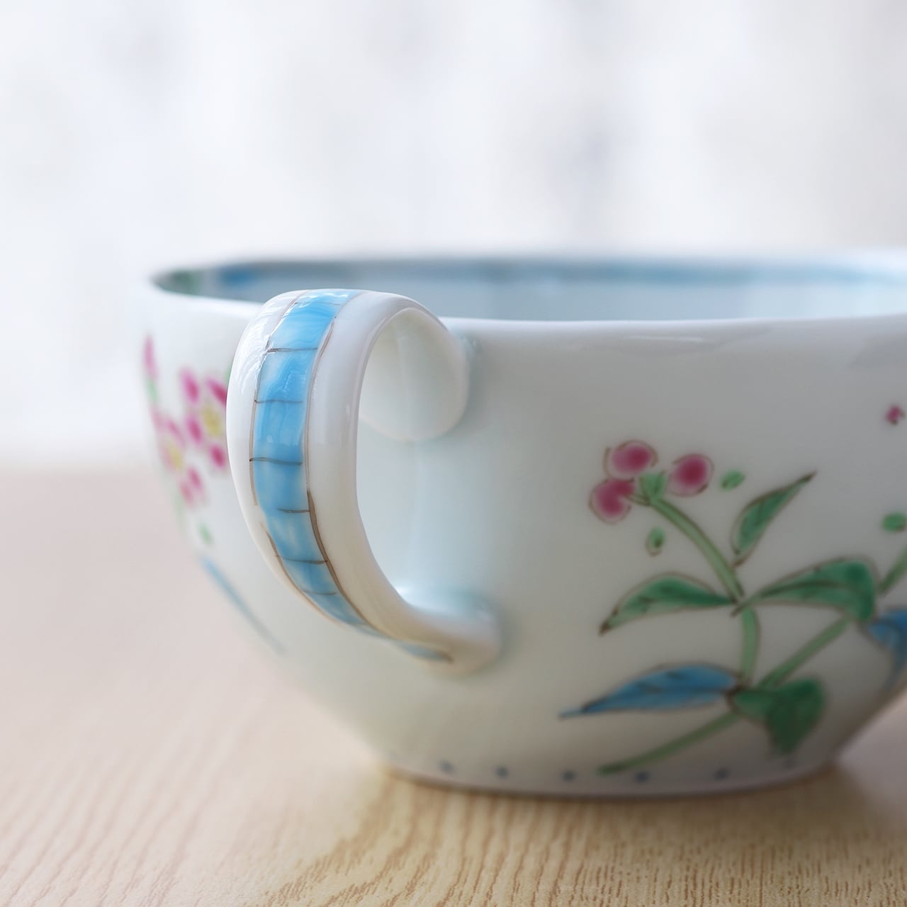 うつわ藍水 ｜ カフェボール ルリハコベ ｜ 波佐見焼 | にっこう生活館