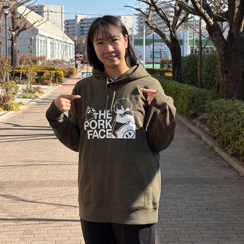 伊藤あおい×THE PORK FACE コラボプルオーバー パーカー L~2XL