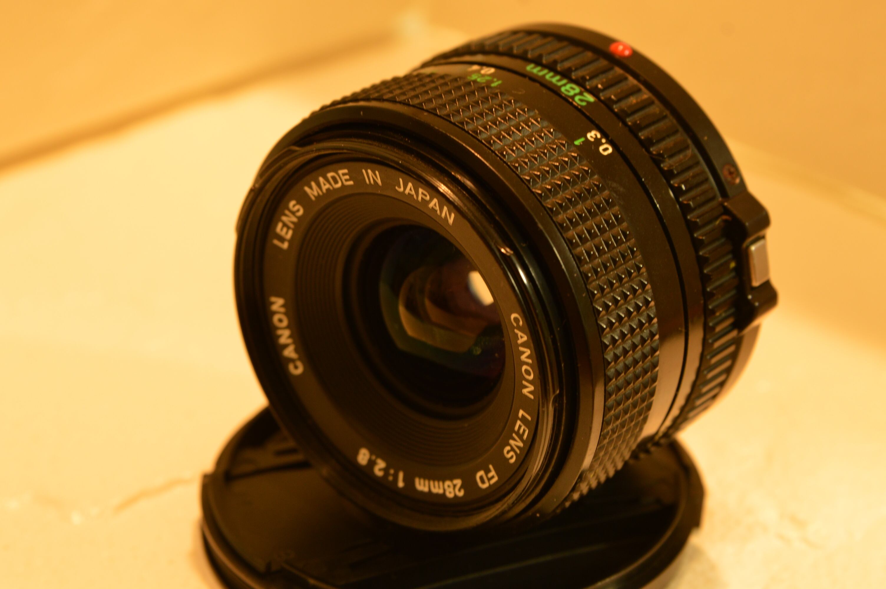Canon lens FD 28mm 1:2.8