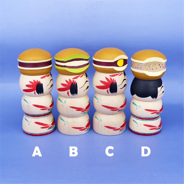 《 作並系・平賀輝幸 工人 》どら焼きこけし　ふくよかさん