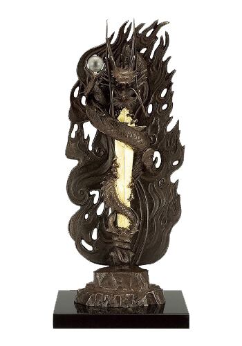 倶利伽羅不動 尺1 茶色