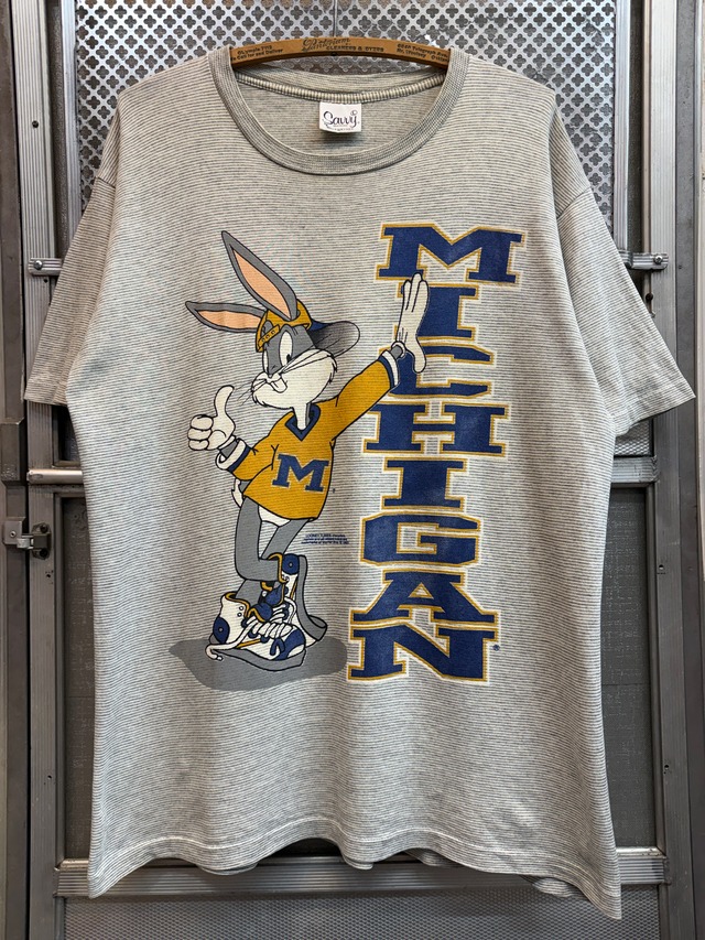 90s Looney Tunes Bugs Bunny  University Of Michigan / Savvy by Sportswear  made in usa 画像