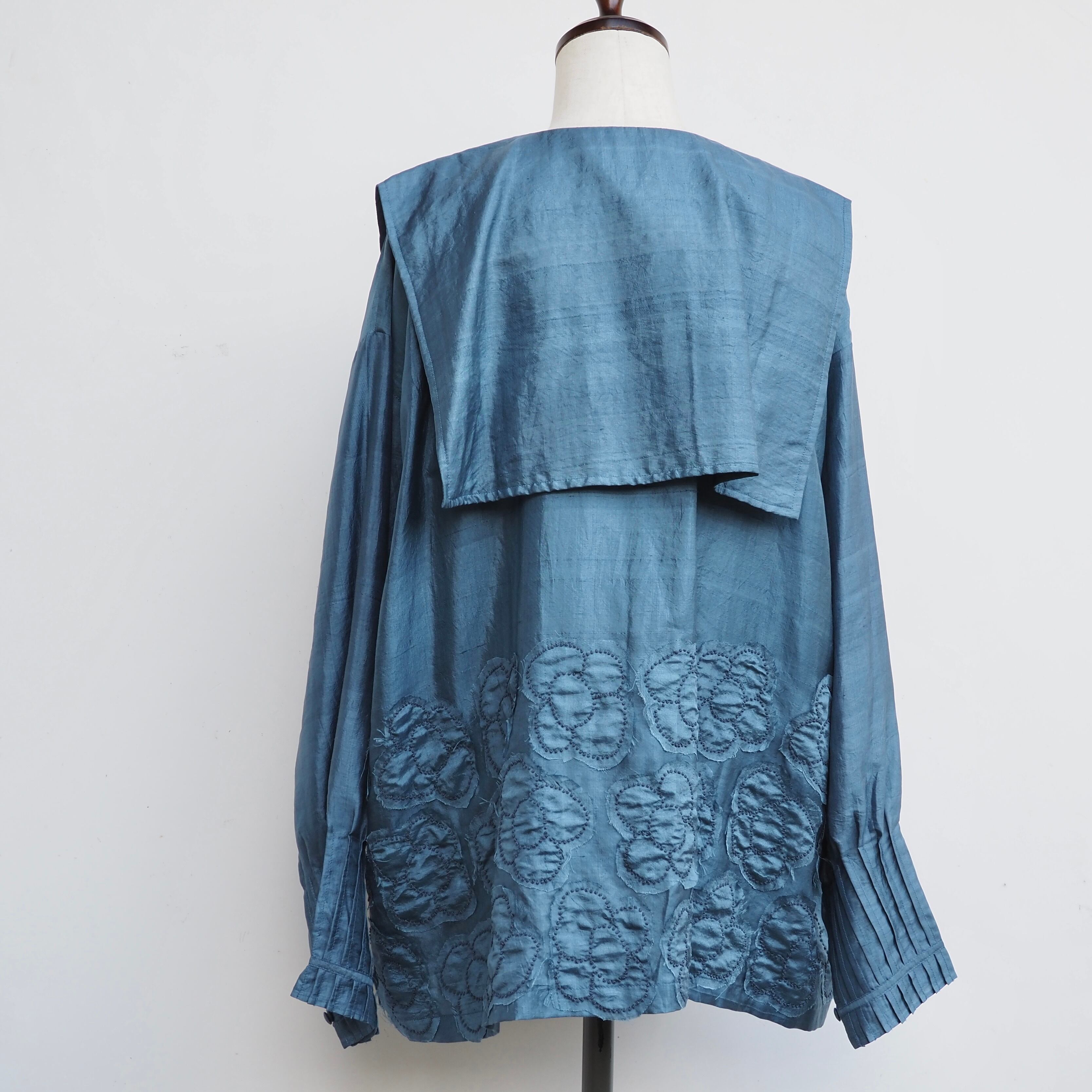 BUNON/Kahdi Silk flower Blouse/BN2653