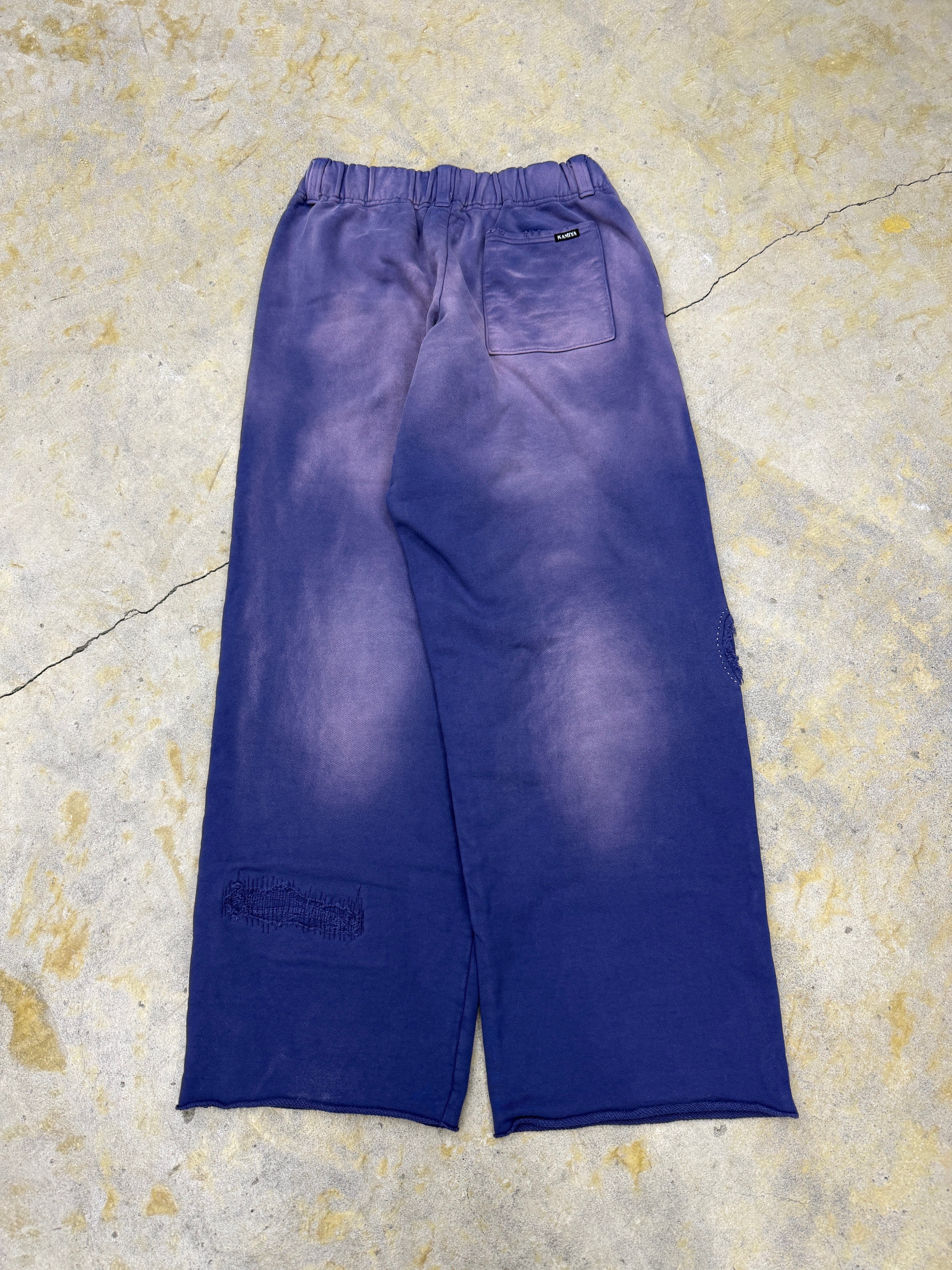 KAMIYA | Rped NmPtc Wide Sweat Pants | NAVY | HOWDAY