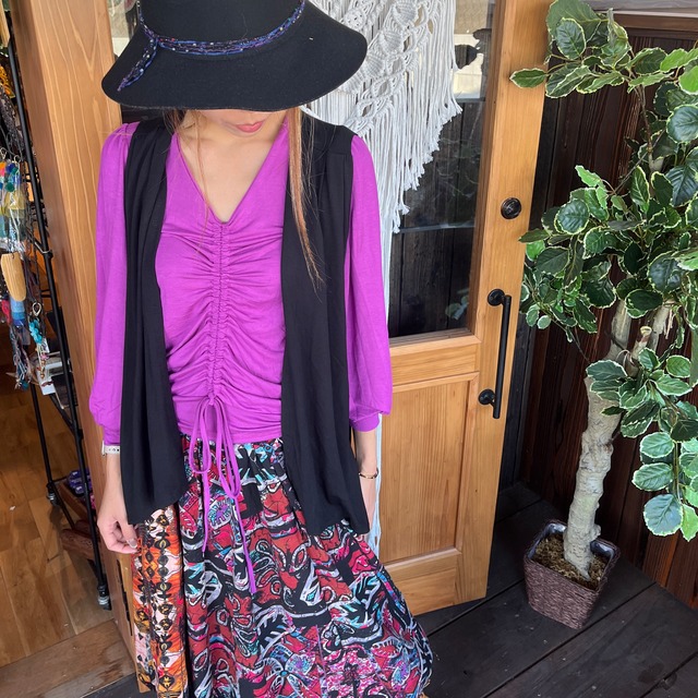 クシュクシュトップス