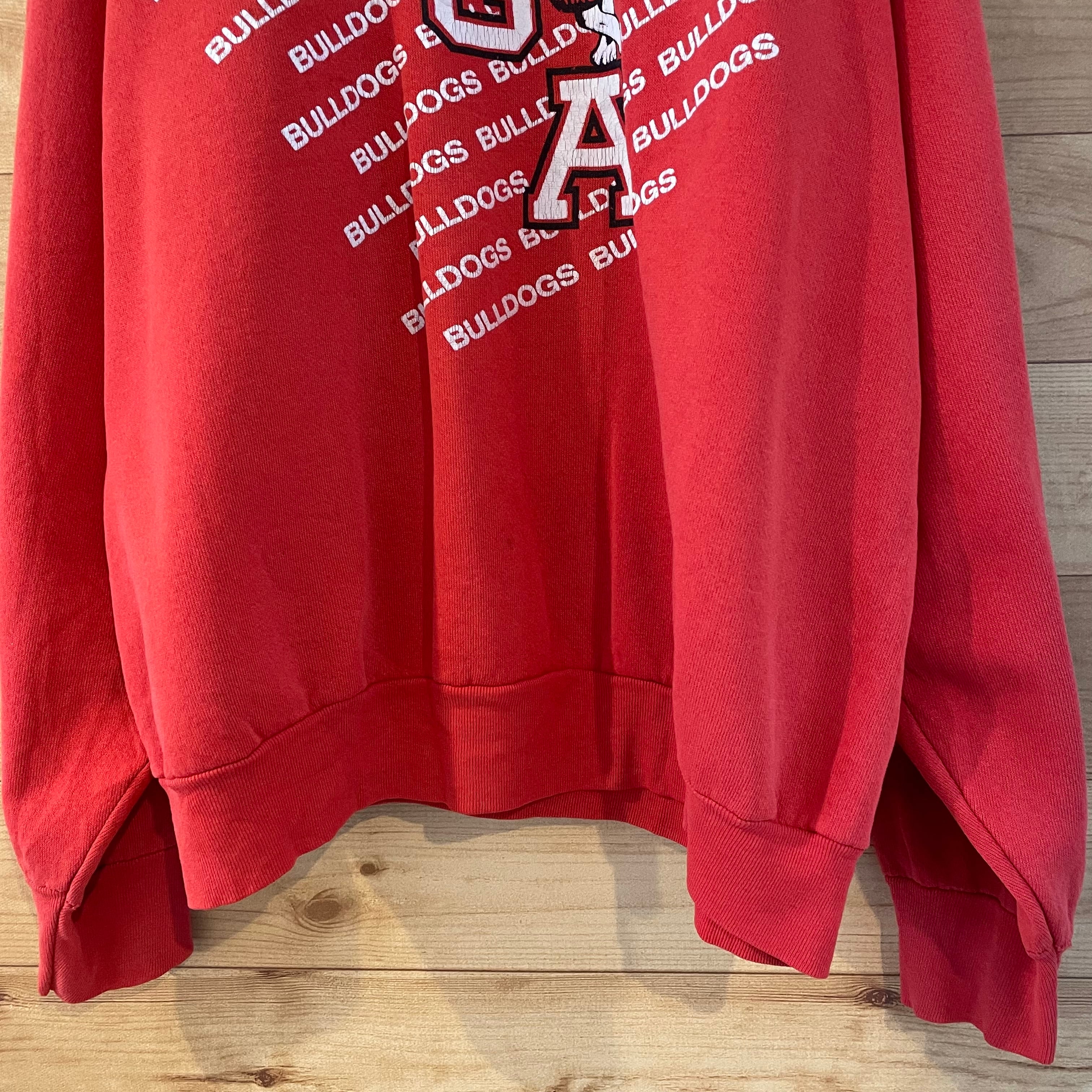 UGA】 80s 90s カレッジ UGA プリント スウェット トレーナー