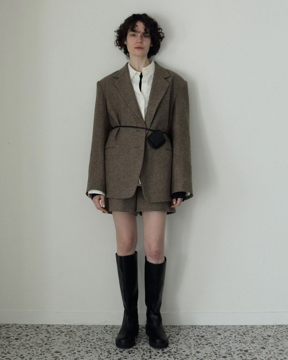 anuke(アンヌーク) Herringbone Short Pants | サウスオレンジ｜メンズ