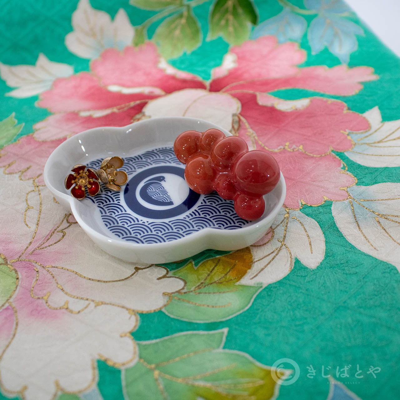 陶器の帯留 Bubble 纁 | きじばとや