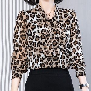 レオパード柄レディースシャツ (R_016)