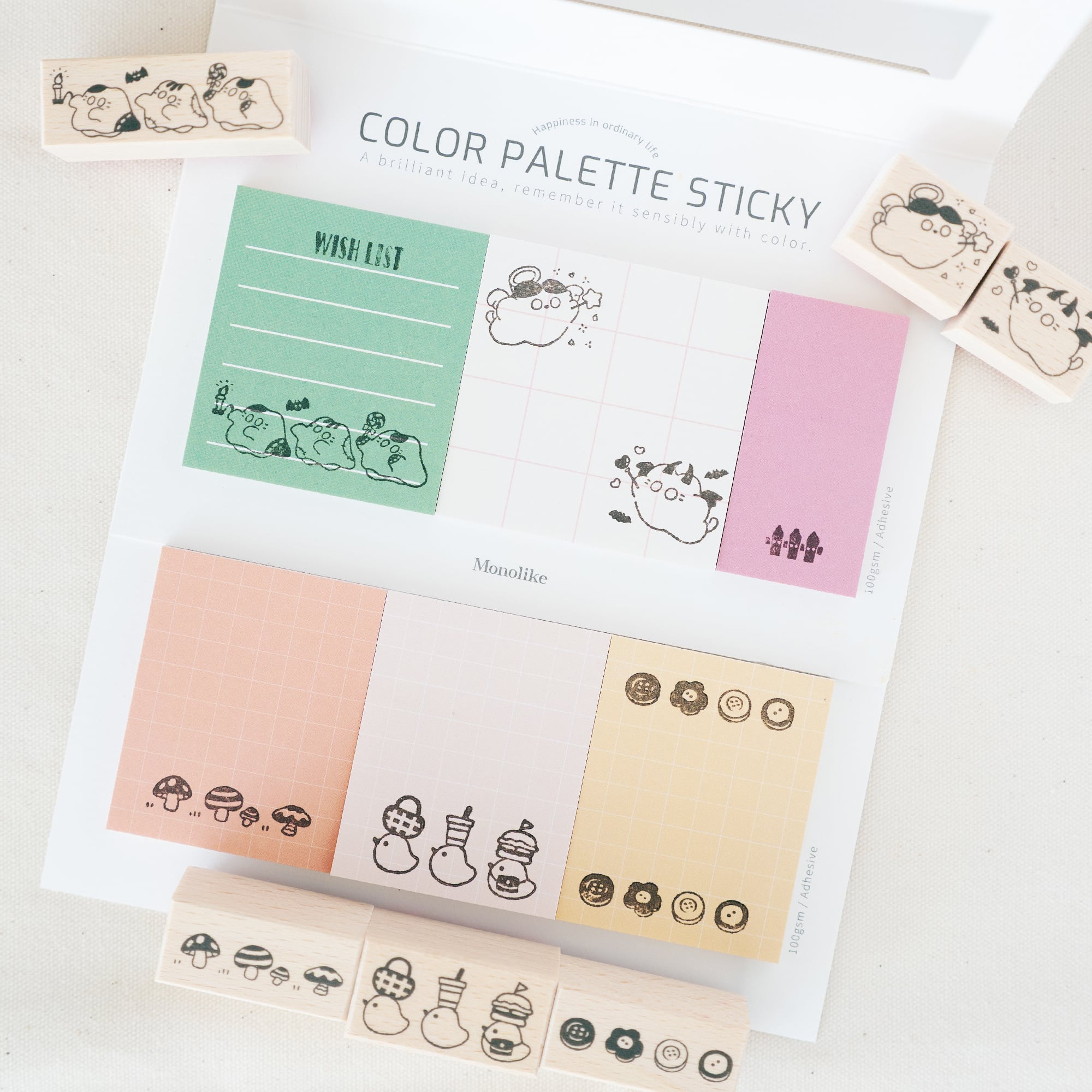 レトロなボタン | はんこ