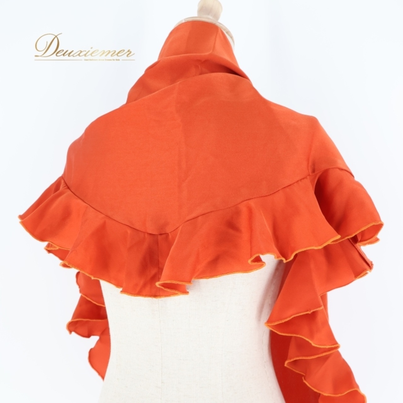 フラメンコ 衣装 シージョ ピキージョ オレンジ系 オレンジ 橙 飾り 小物 装飾 発表会 パーティ ダンス 舞台 小道具 フリル 軽い ダンス衣装 フラメンコ小物 フリル付き オレンジ小物 発表会用 衣装飾り パーティ用 舞台衣装 軽量 踊り 小道具 シージョピキージョ 発表会用衣装