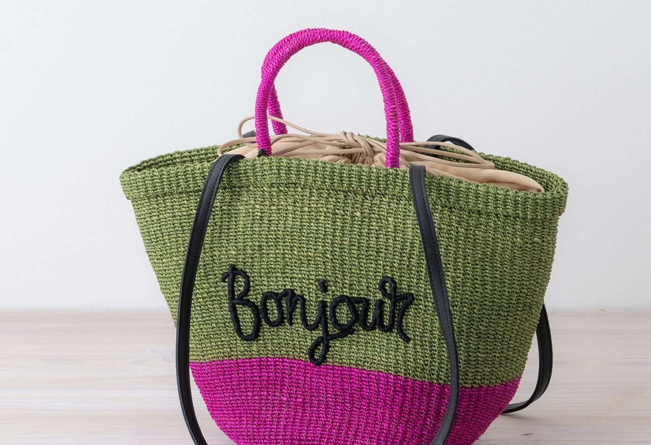 アジョリー かごバッグ「Bonjour」（3色） | 中村江里子セレクション