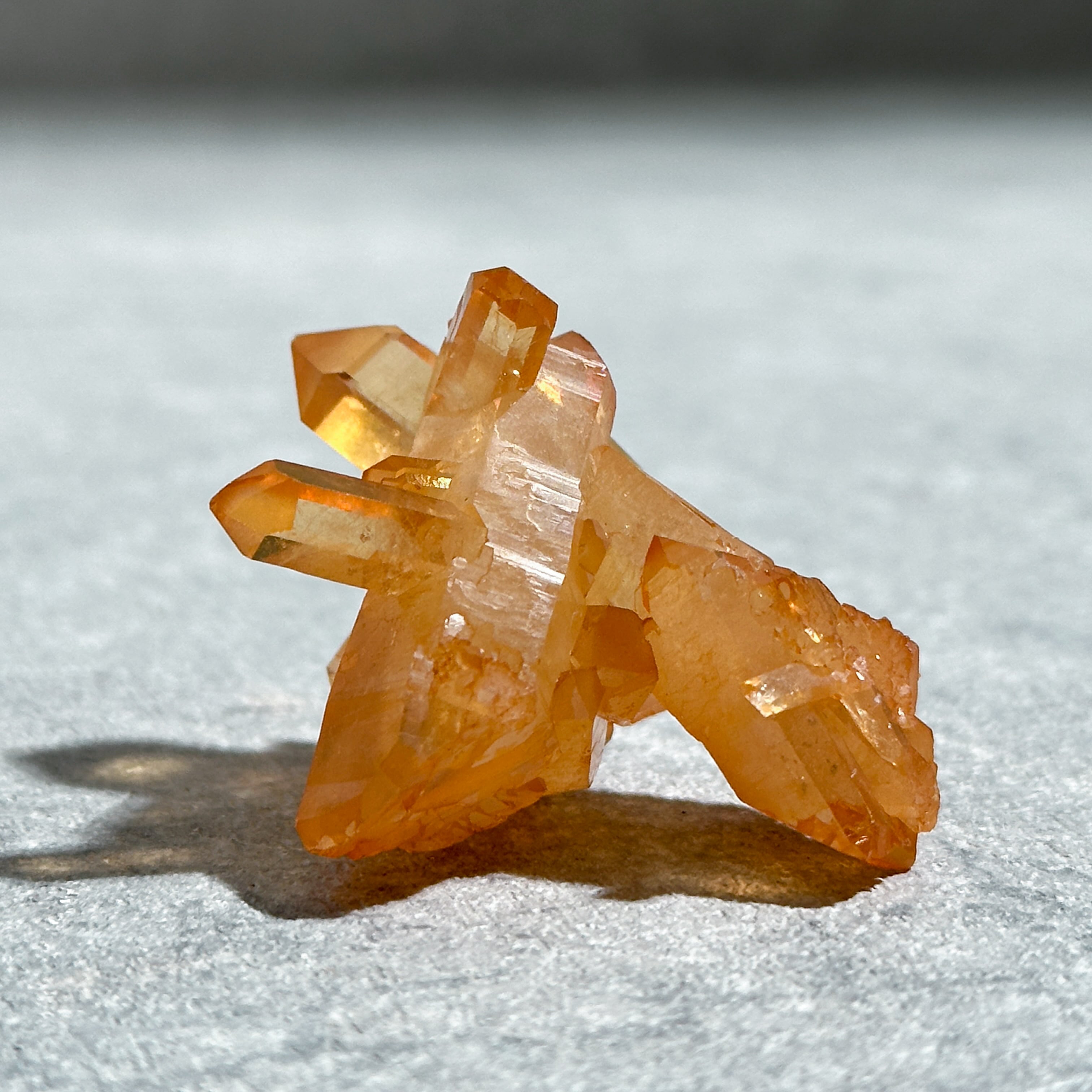 ミナスジェライス産タンジェリンクォーツ クラスター03◇ Tangerine