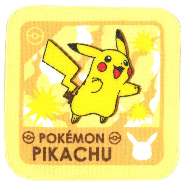 【ロット販売】【10入】ポケモンプチタオル ピカチュウ(4010456)