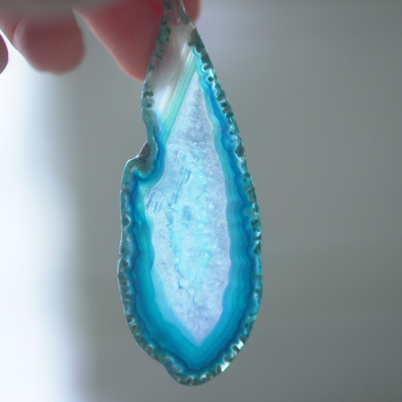 Crystal Drops 03 - アゲートヒーリングチャイム / Agate Sun Catcher Wind Chime 862