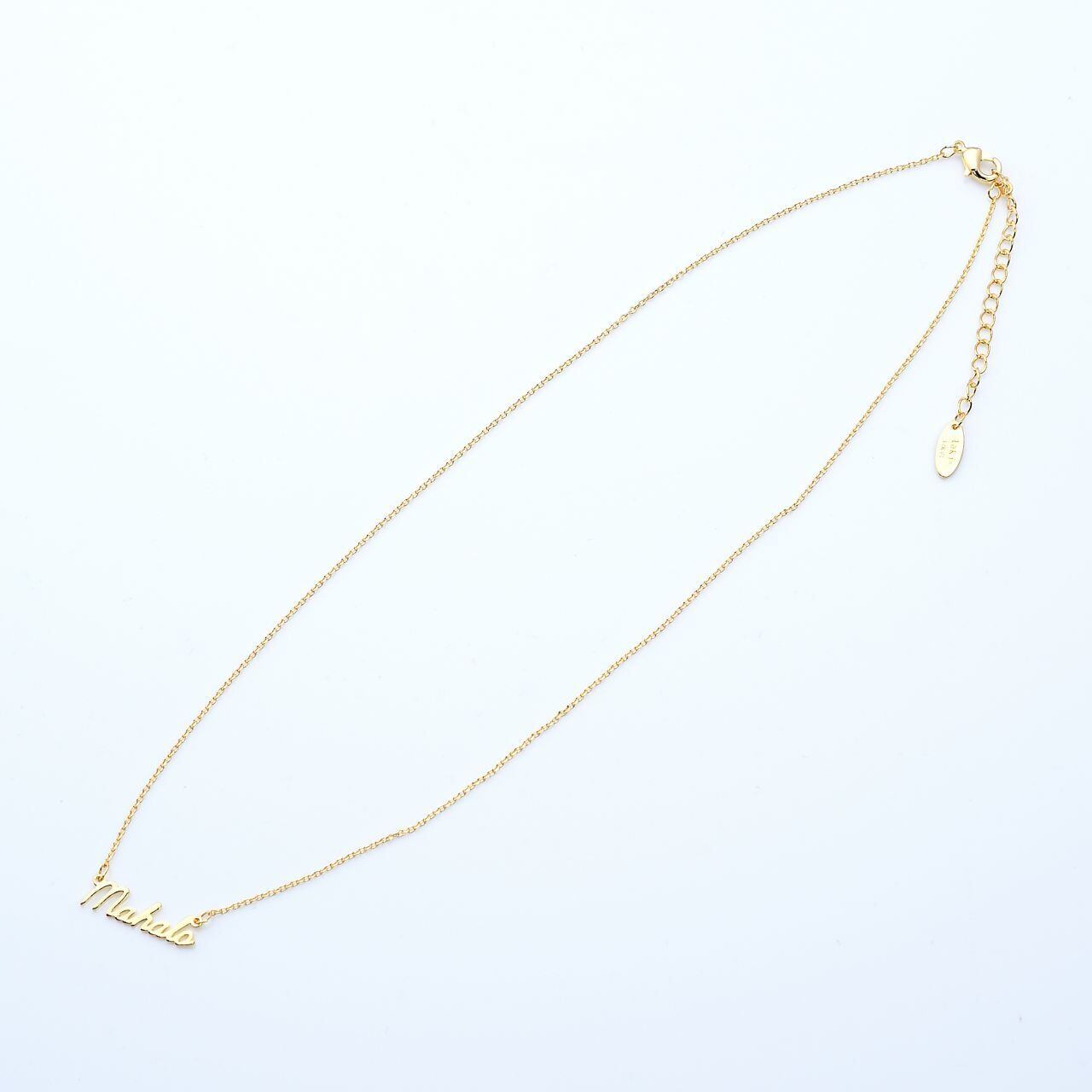 アクセサリー mahalo ハワイ語 ネックレス Mahalo マハロ 14K GP | Pay ID