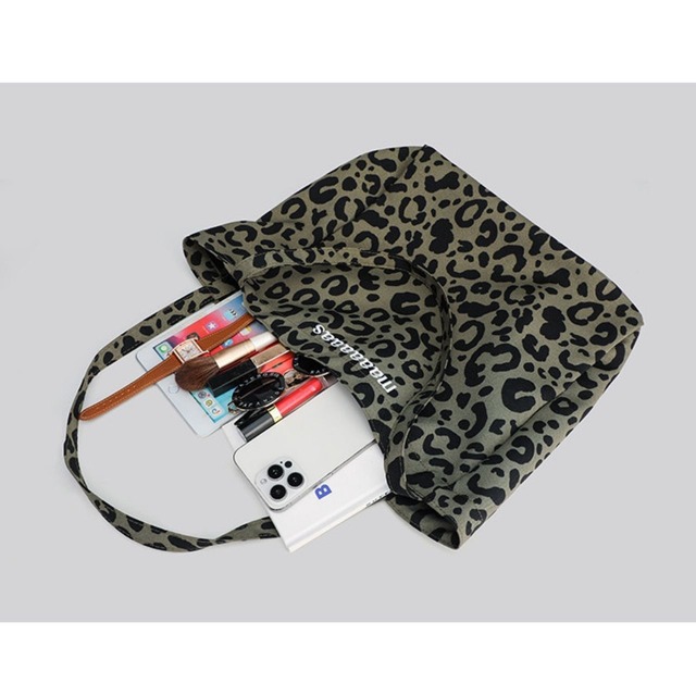 レオパードパターントートバッグ 2col   R01572