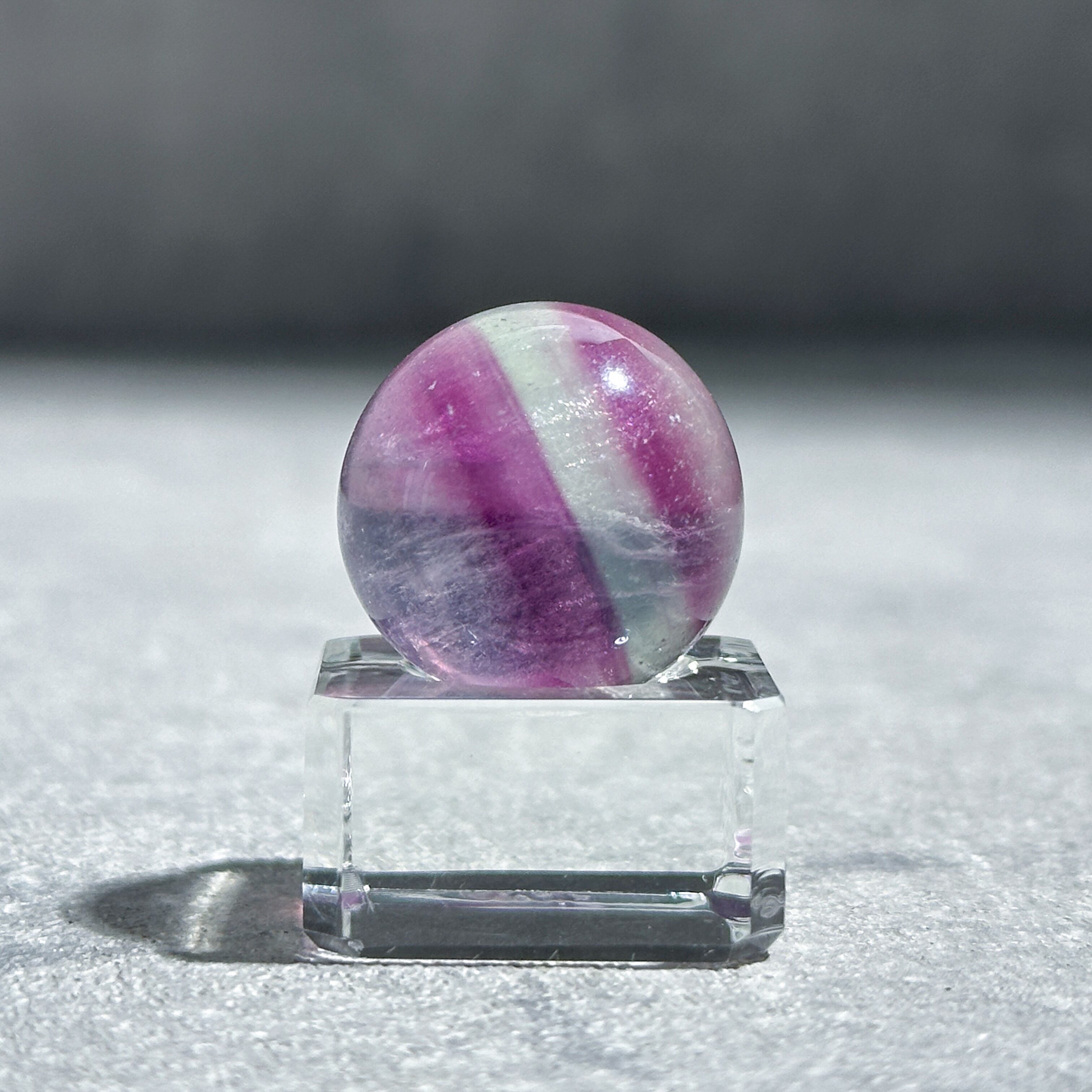 レインボーフローライト スフィア（丸玉）61◇ Rainbow Fluorite