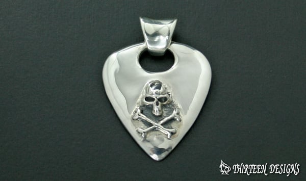 THIRTEEN DESIGNSサーティーンデザインズ スカルピックネックレス