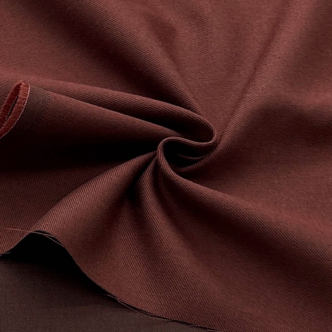 ★TB922◆2m◆ウールポリエステル混弱毛羽立ちツイル生地◆ブラウン系