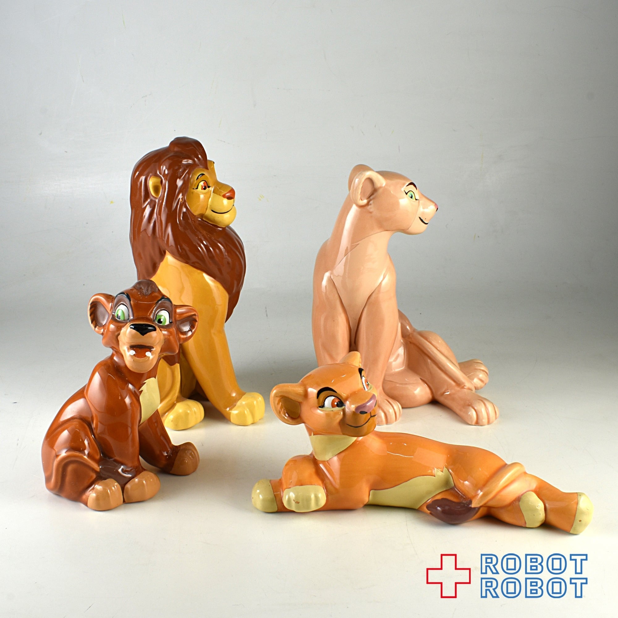ディズニー ライオンキング 陶器製 フィギュアリン 4体セット | ROBOTROBOT