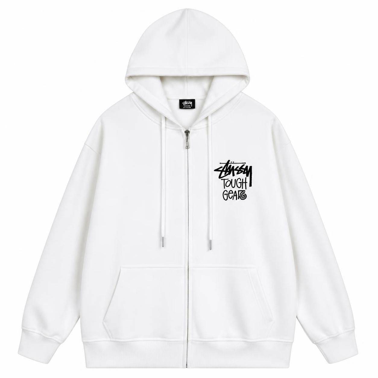 ステューシー ジップアップパーカー TOUGH GEAR ハーフジップパーカー