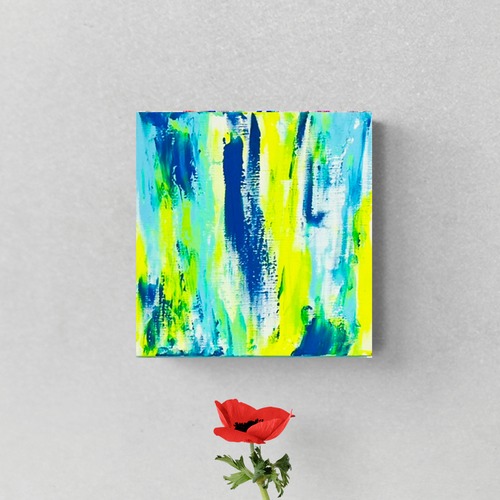 【1点限定】■「Life is Beautiful (原画) #172」縦27.3 cm × 横27.3 cm  (S3号)【送料込】
