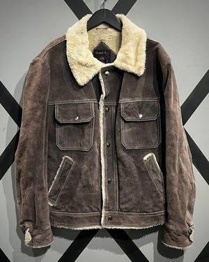 【X VINTAGE】Tracker Type Vintage Mouton Jacket